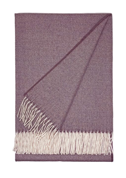Alpaca Home | Manta de Lana de Alpaca Tejida a Mano Hamptons para Todas las Estaciones | 6.6 Pies de Largo x 4.25 Pies de Ancho | Hipoalergenica y Suavemente Luxuriosa (Sag Harbor)