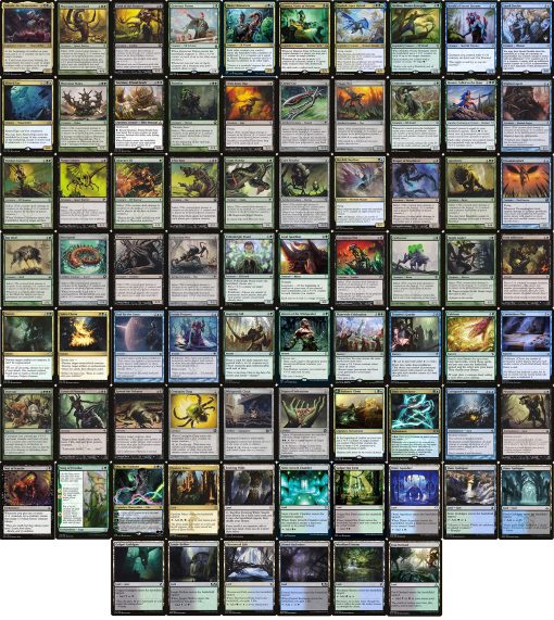 Mazo de Comandante de elite Infect - Sultai - Negro Verde Azul - EDH - 100 Cartas - Mazo Personalizado de Magic The Gathering - ?Muy Fuerte!