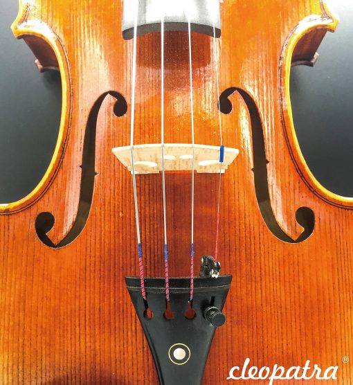 Cleopatra Cuerdas de Violin Hechas a Mano: Paquete de 2 + 2 Extra E. Nucleo Sintetico, Calibre Mediano, Extremo Bola, 1/16 - Imagen 3