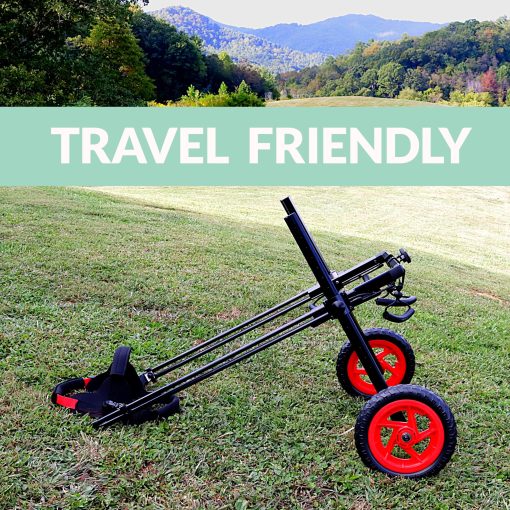 Silla de Ruedas para Perros Best Friend Mobility Pro Series para Patas Traseras - Fibra Ultraligera, Brazos Laterales Ajustables para Todo Terreno, Llantas de Espuma para Todos los Perros (Tamano Mediano) - Imagen 8