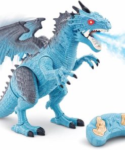 Liberty Imports Dragón de Juguete de Control -Azul