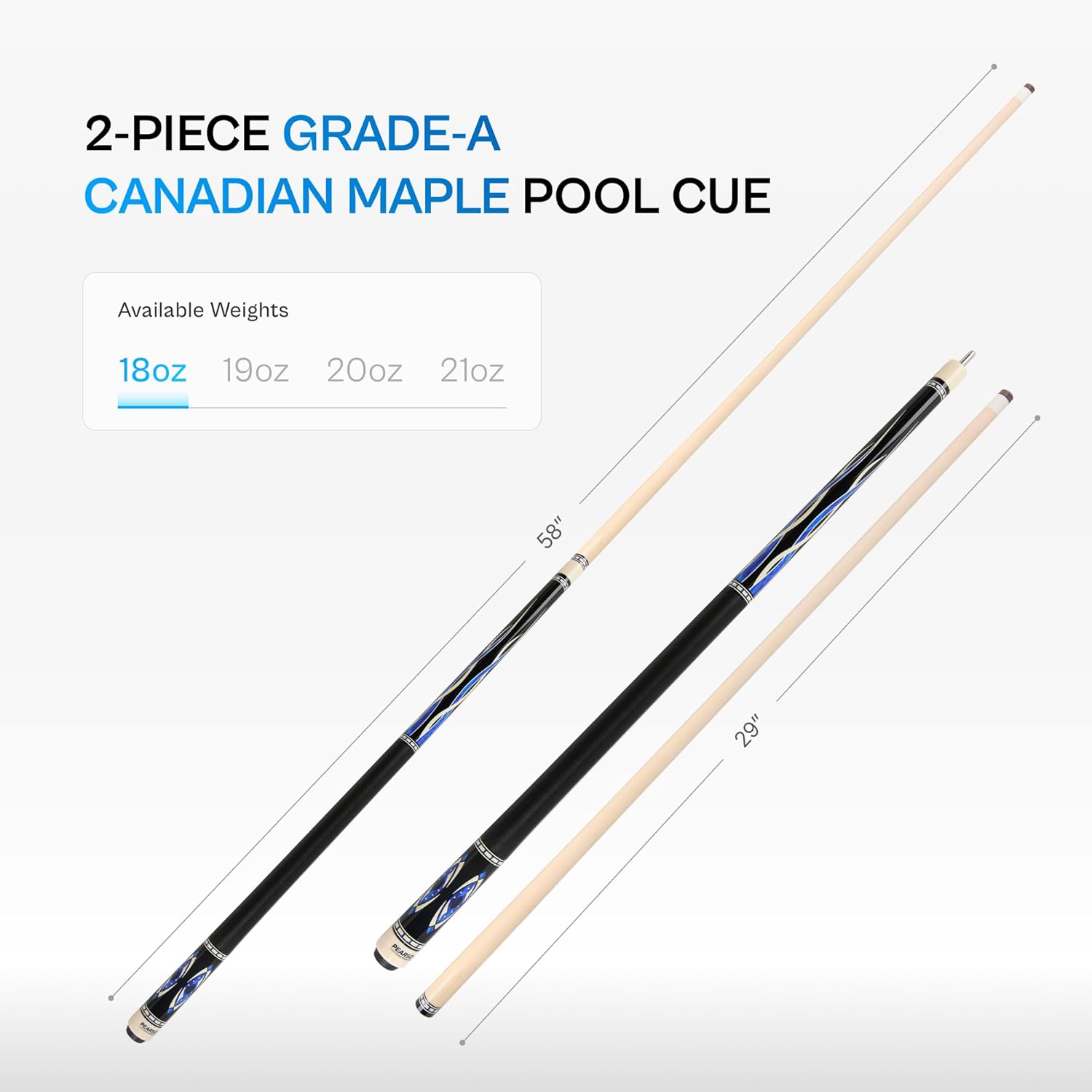 Cues Prestige Series Palo de Billar de la Serie de - Imagen 2