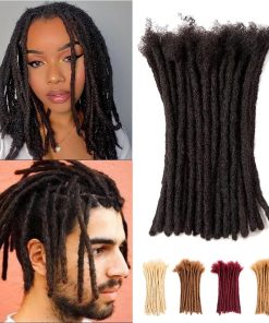 Extensiones de rastas de cabello humano 100% hechas a mano