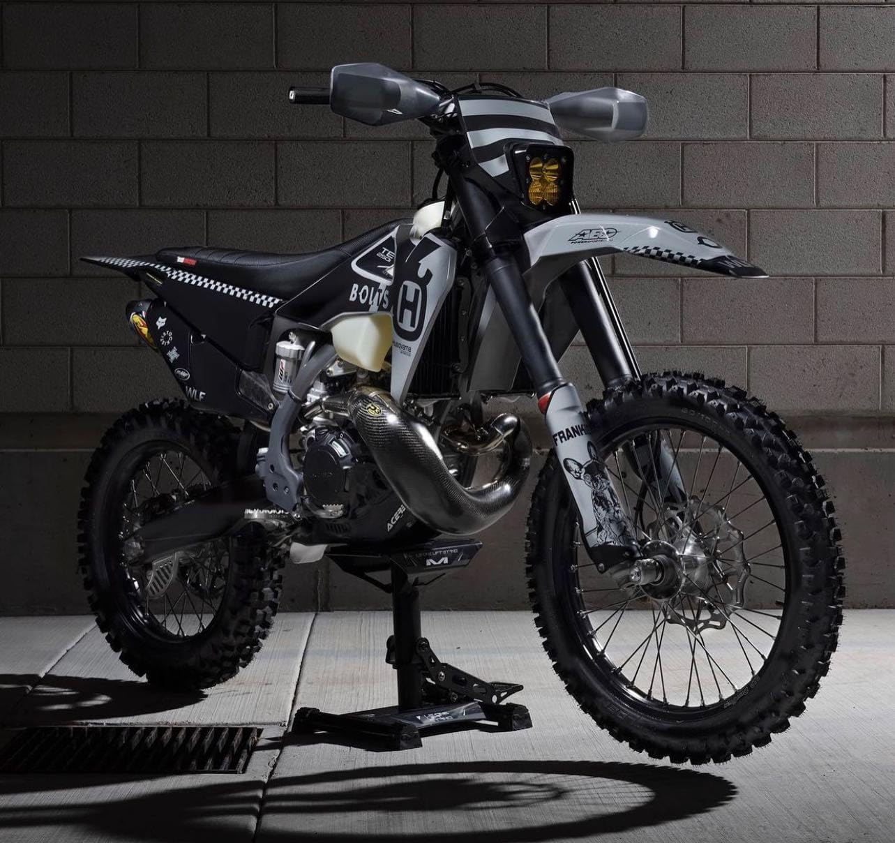 Soporte Azul Matrix LS-One para Motocicleta de Tierra Fuera - Imagen 10