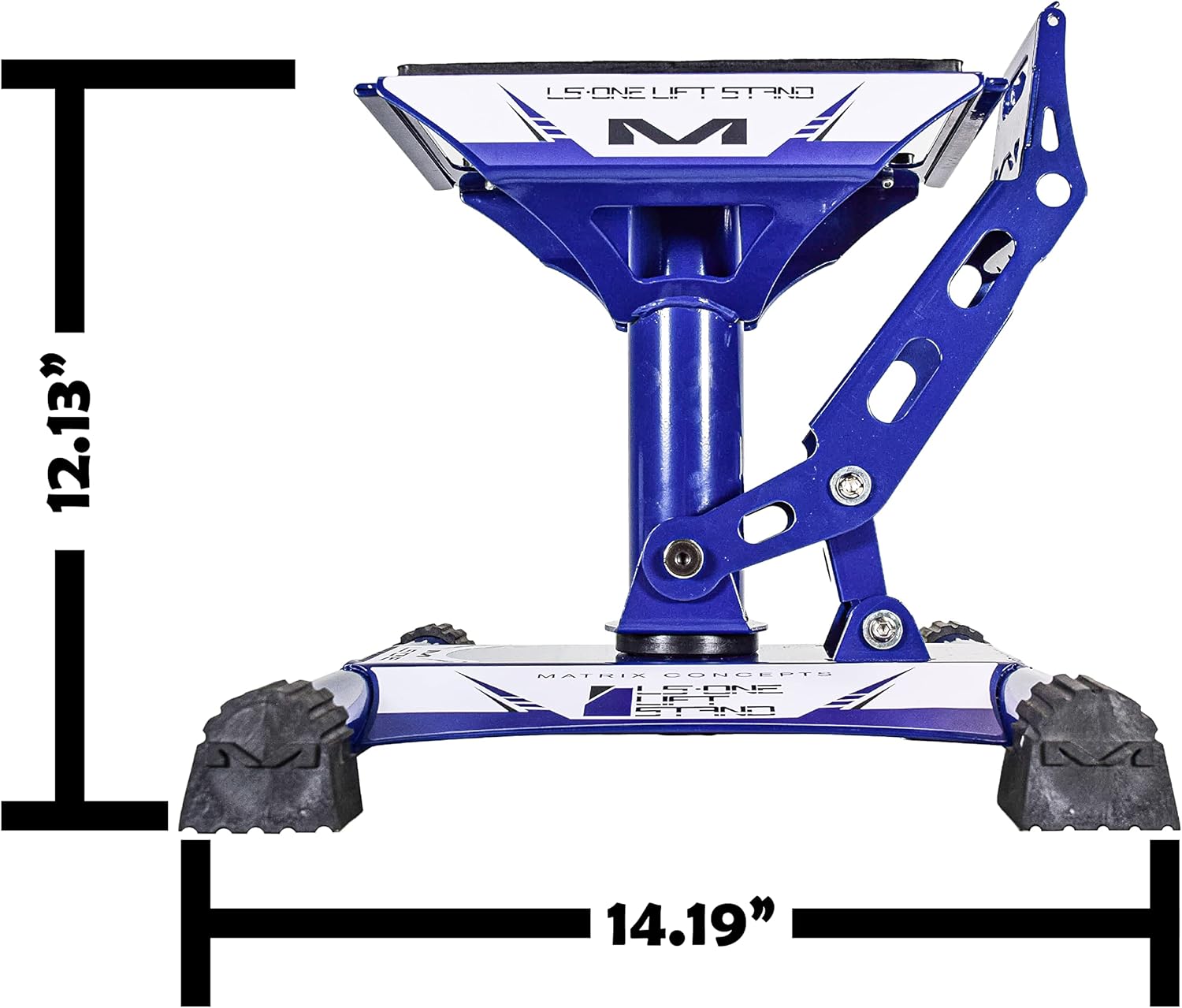 Soporte Azul Matrix LS-One para Motocicleta de Tierra Fuera - Imagen 6