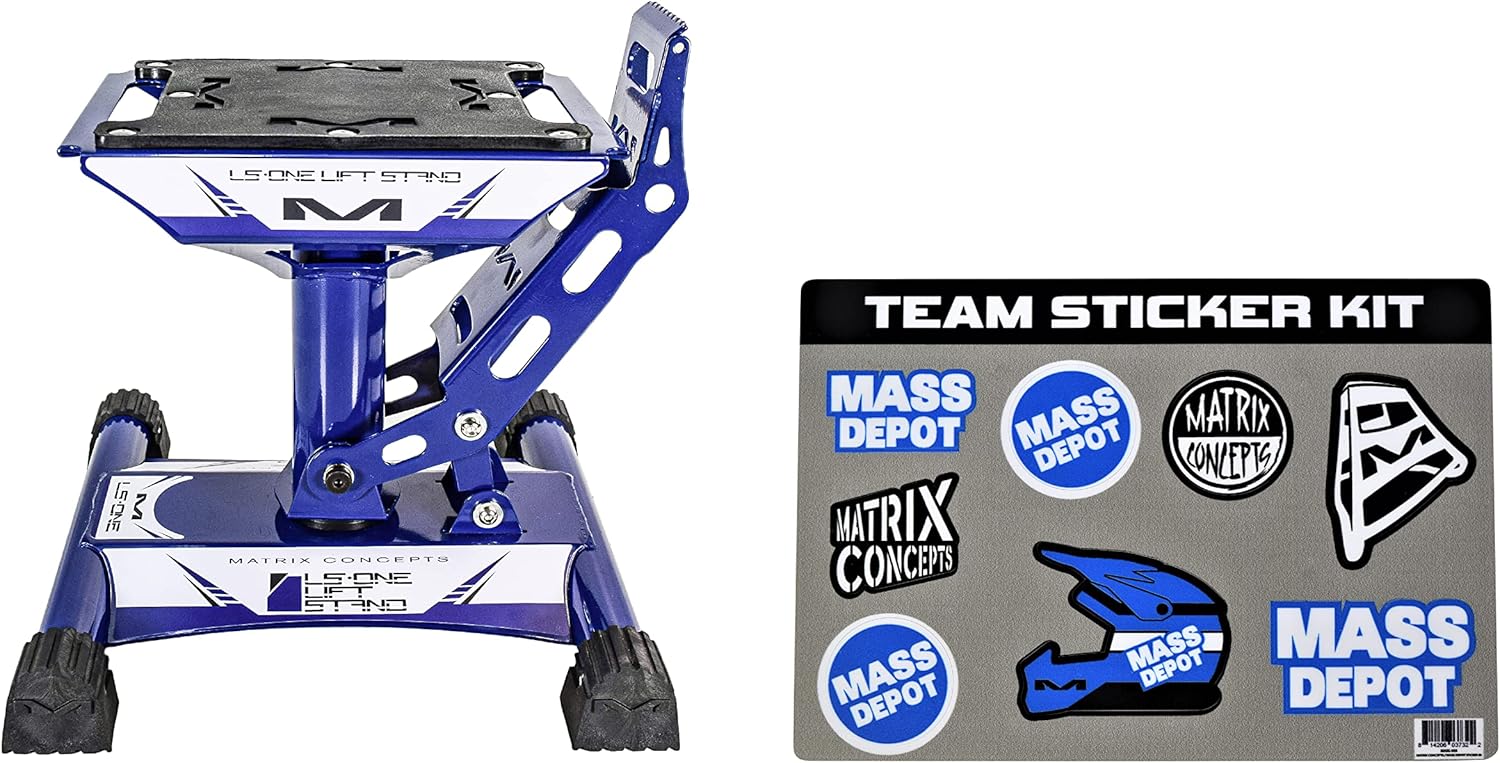 Soporte Azul Matrix LS-One para Motocicleta de Tierra Fuera - Imagen 2