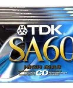 Casetes de Audio de Alta Calidad Sa-60