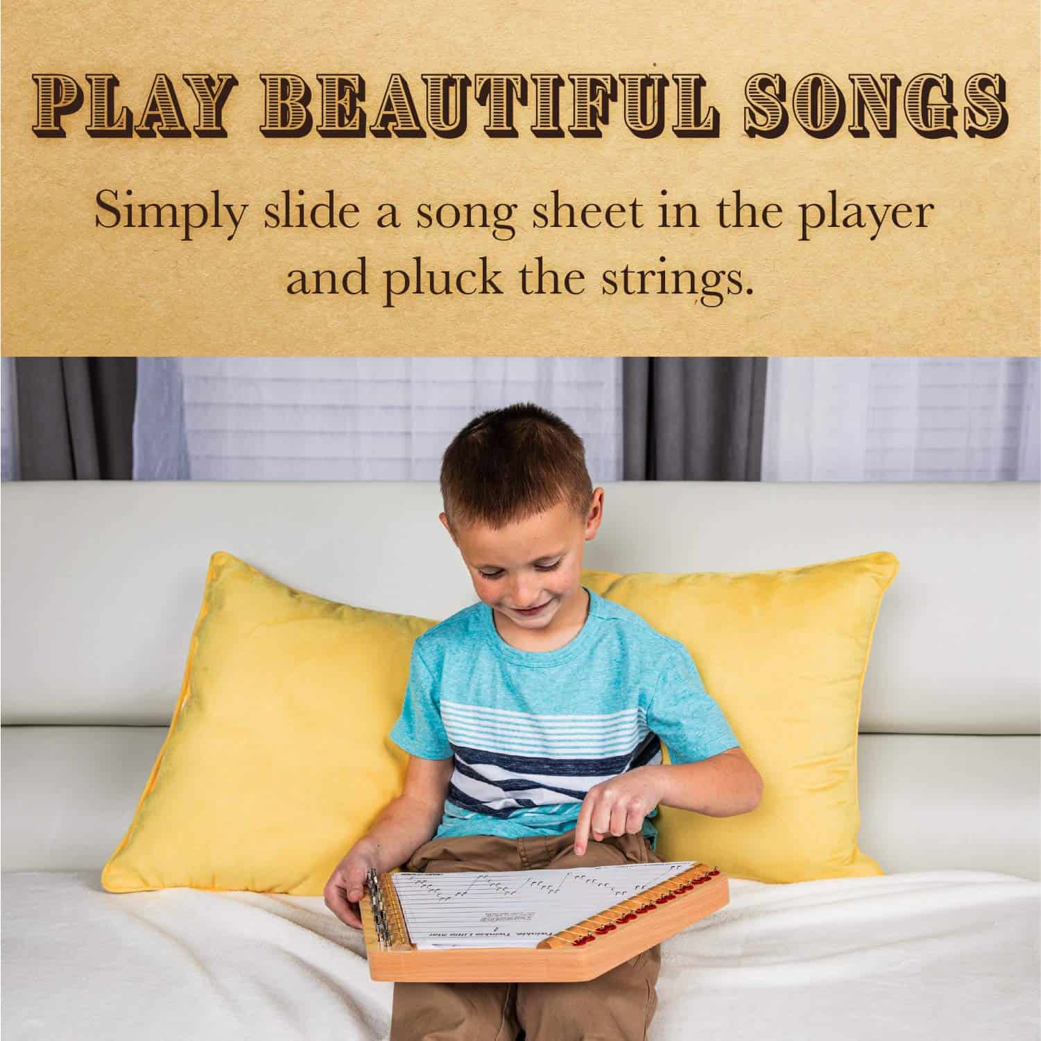 Music Maker Lira Harp - Juguete para Hacer Música de - Imagen 3