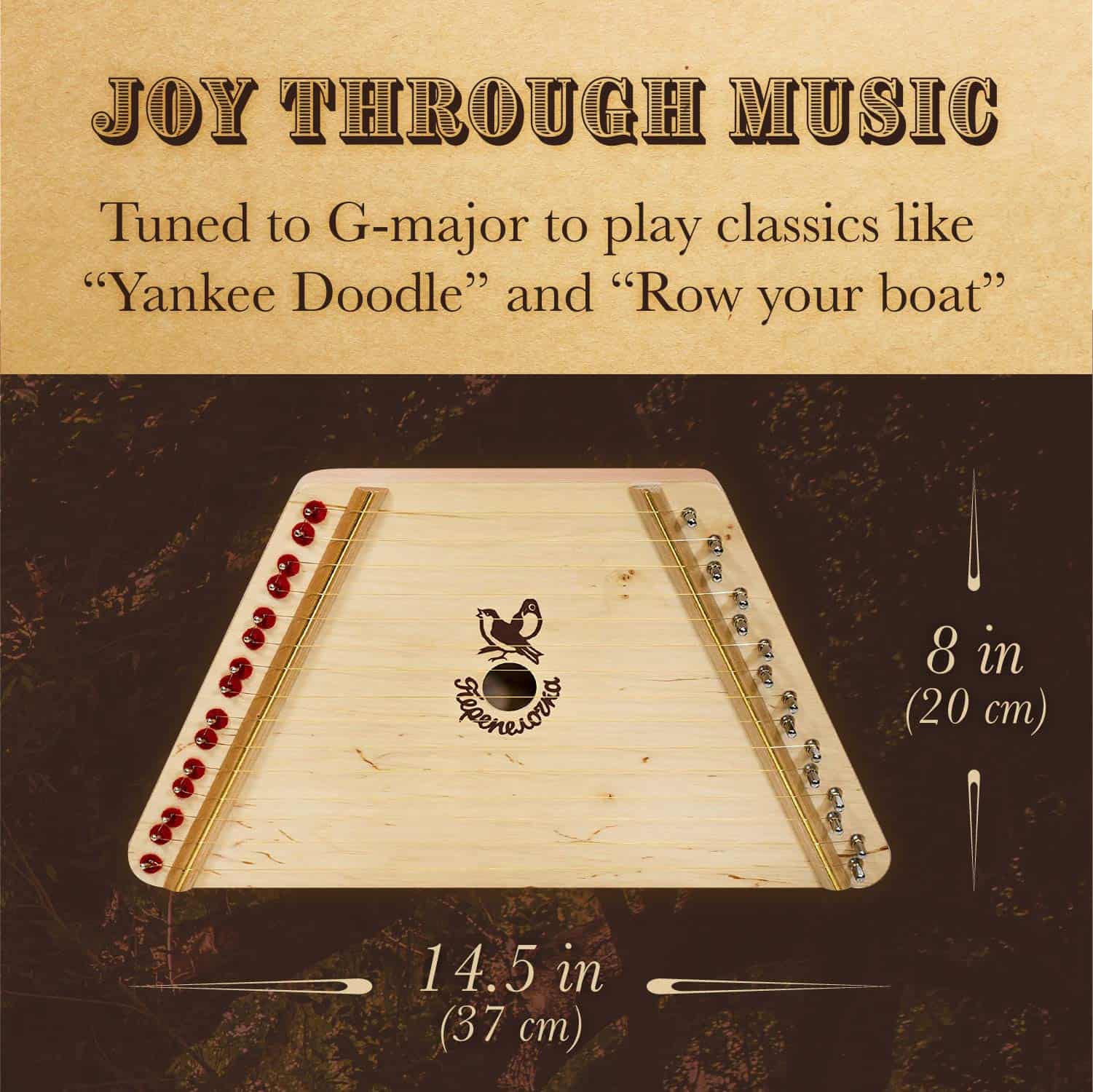 Music Maker Lira Harp - Juguete para Hacer Música de - Imagen 6