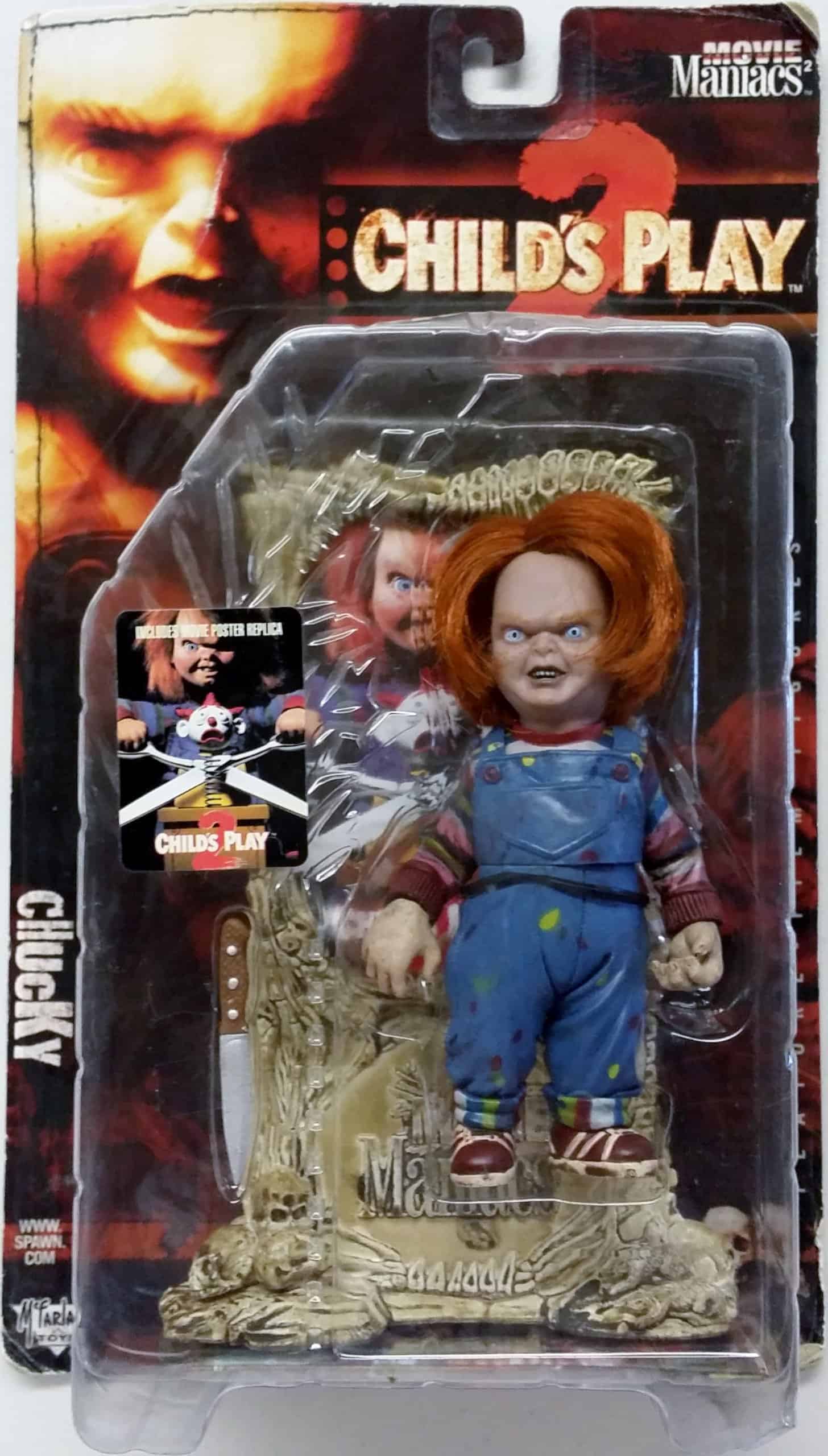 Figura de Chucky de Child's Play 2 de Movie Maniacs por