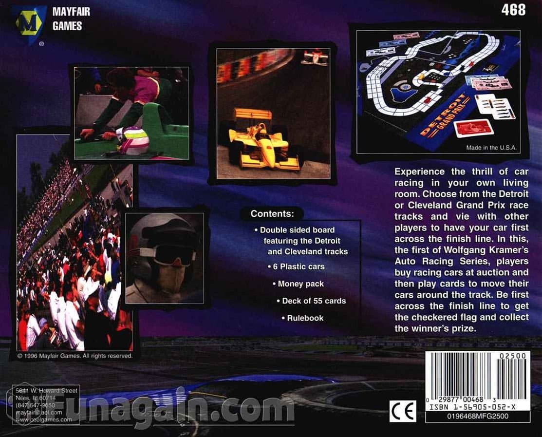 Juego de Mesa Grand Prix de Mayfair Games - Imagen 3