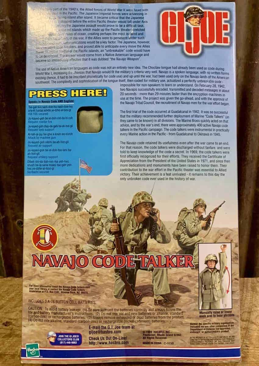 Figura de Acción de 12 Pulgadas G.I. Joe Navajo Code Talker - Imagen 6