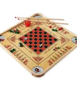 Juego de Mesa Carrom - Juego de Tablero Grande para Adultos