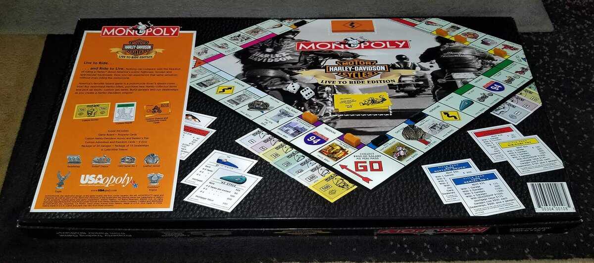 Monopoly Harley-Davidson Live to Ride Collector's Edition - Imagen 5