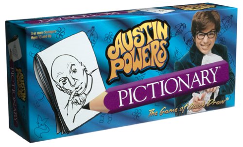 Juego de Pictionary de Austin Powers de USAOPOLY