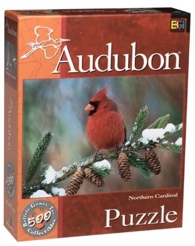 Rompecabezas Buffalo Games Audubon Cardenal Norteño 513