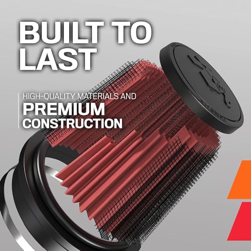 Filtro de aire de admisión universal K&N: alto rendimiento, - Imagen 5