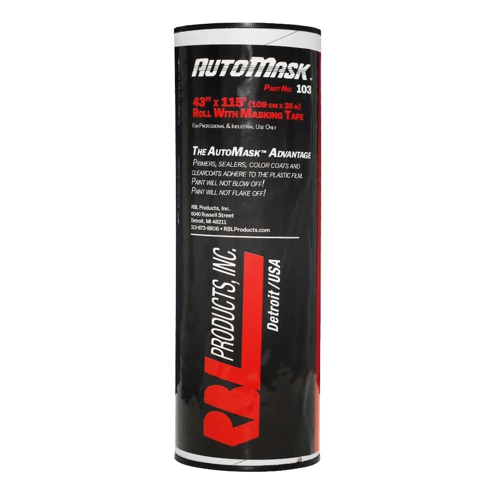 RBL Products AutoMask Roll con Dispensador 43 pulgadas x