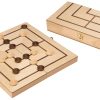 Juego de Nine Mens Morris Philos con Tablero de Madera