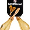 Latin Percussion LP393-RH Salsa Rawhide Maracas Natural