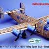 Kit de modelo Guillow's Consolidated B-24D Liberator,