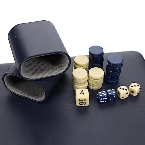 Juego de Backgammon WE Games para Adultos - -Azul Marino - Imagen 9