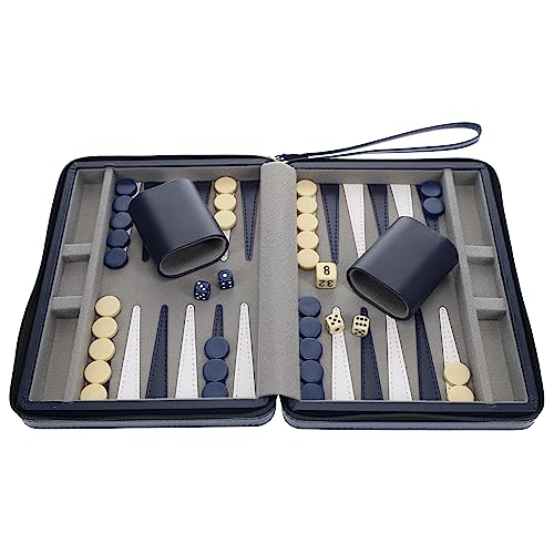 Juego de Backgammon WE Games para Adultos - -Azul Marino - Imagen 7