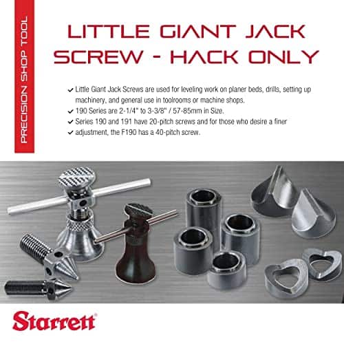 Base para Tornillo de Elevación Starrett 190A Little Giant, - Imagen 3