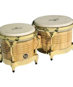 LP Matador M201-AW Bongos de Madera (Natural, Dorado)
