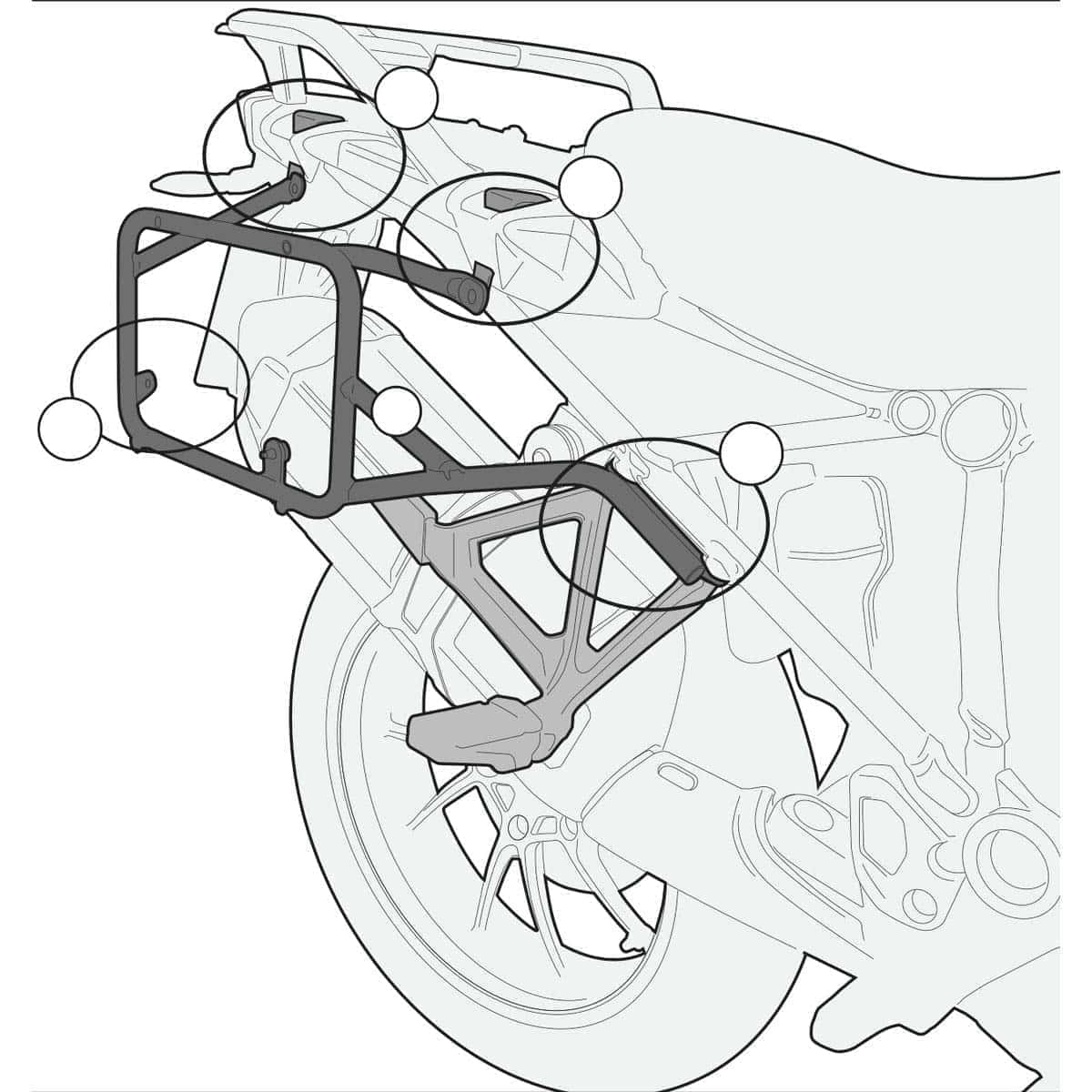 GIVI PL5108CAM Bastidores Laterales Outback para BMW