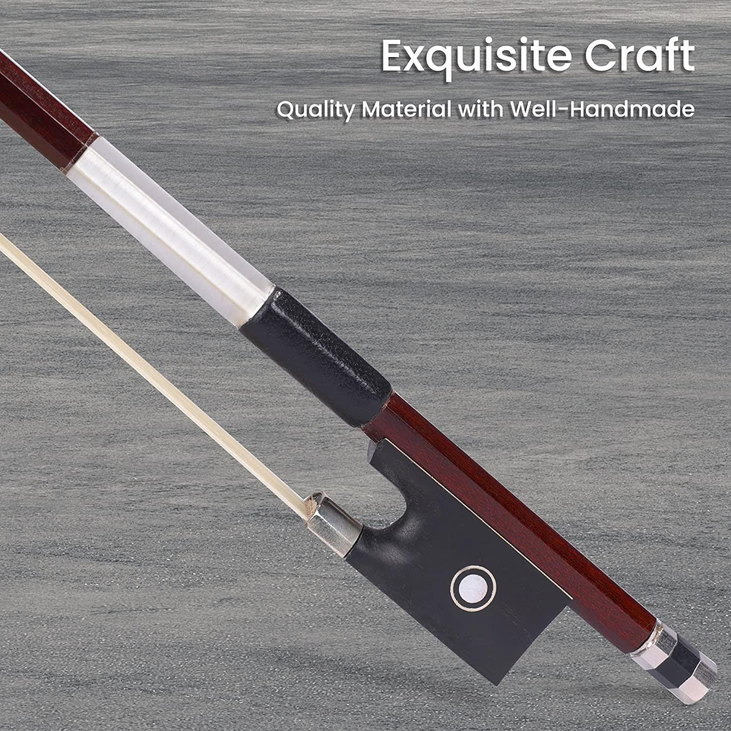 Arco de Violín Estudiantil para Tamaño Completo 4/4 ADM, - Imagen 3