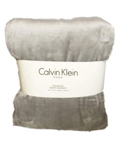 Manta Calvin Klein tamaño Queen en Gris - Nueva - Enorme 98
