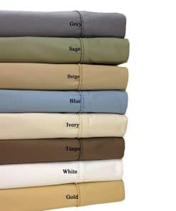 Sábanas de Cama Royal Hotel Bedding de 650 -Salvia