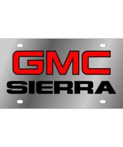 Placa de matrícula GMC Sierra