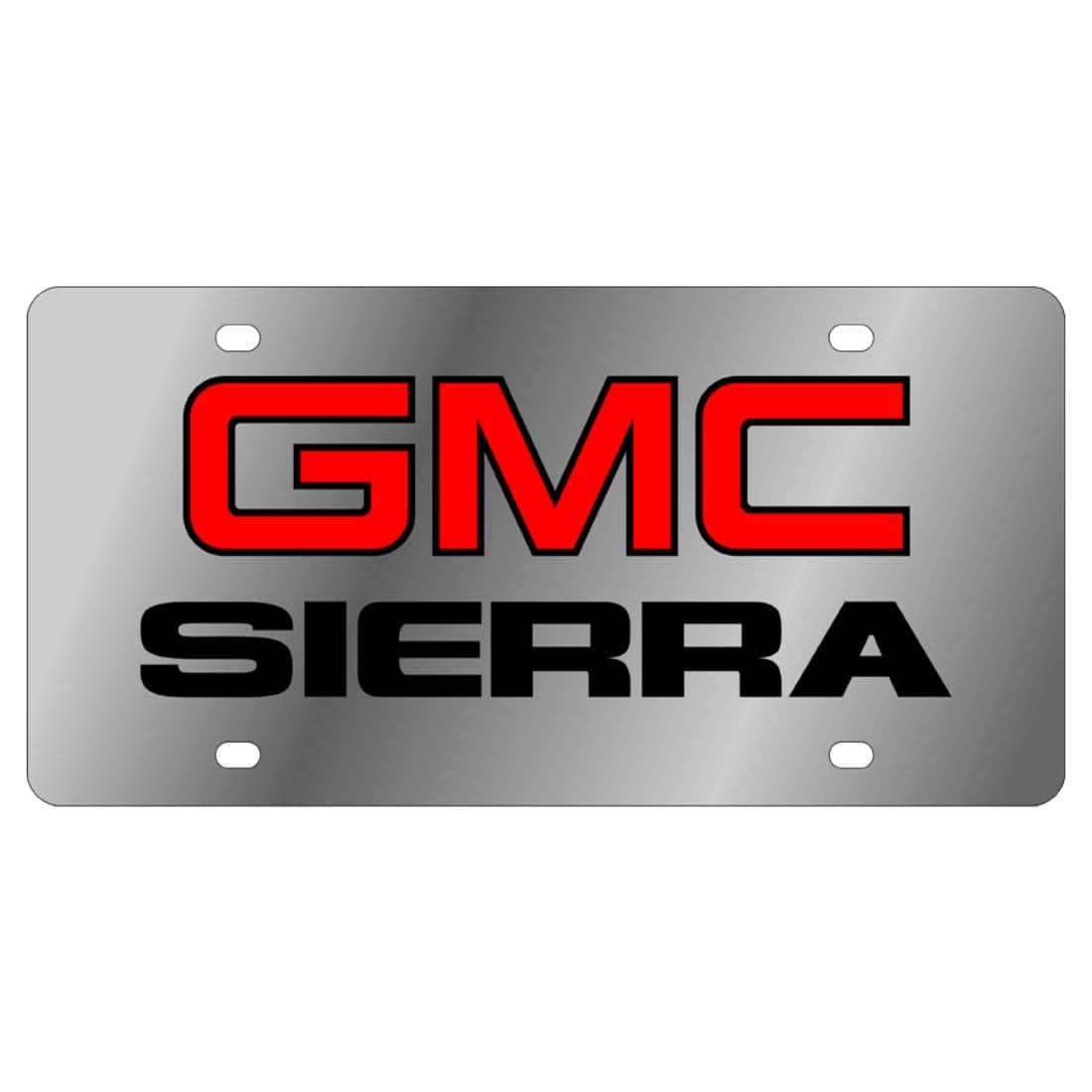 Placa de matrícula GMC Sierra
