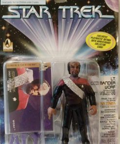 Figura de 4.5" del Teniente Comandante Worf, Oficial de