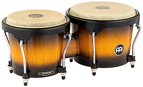 Meinl Percussion Bongos Hand Drum Set 6.75" y 8" con Cascos