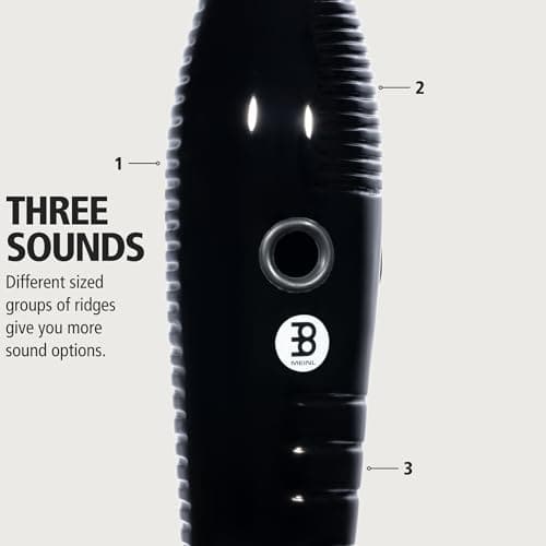 Guiro de Fibra de Vidrio con Raspador, Tres Zonas de Sonido - Imagen 3