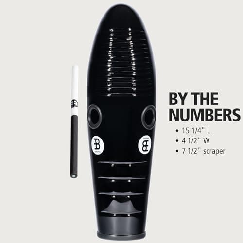 Guiro de Fibra de Vidrio con Raspador, Tres Zonas de Sonido - Imagen 6