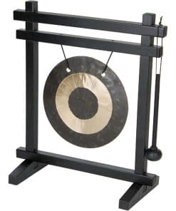 Gong de Escritorio Woodstock Chimes, Latón Martillado a