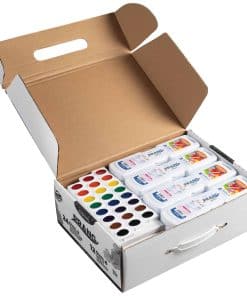 Conjunto Maestro de Acuarelas Prang Oval Pan, 8 Colores