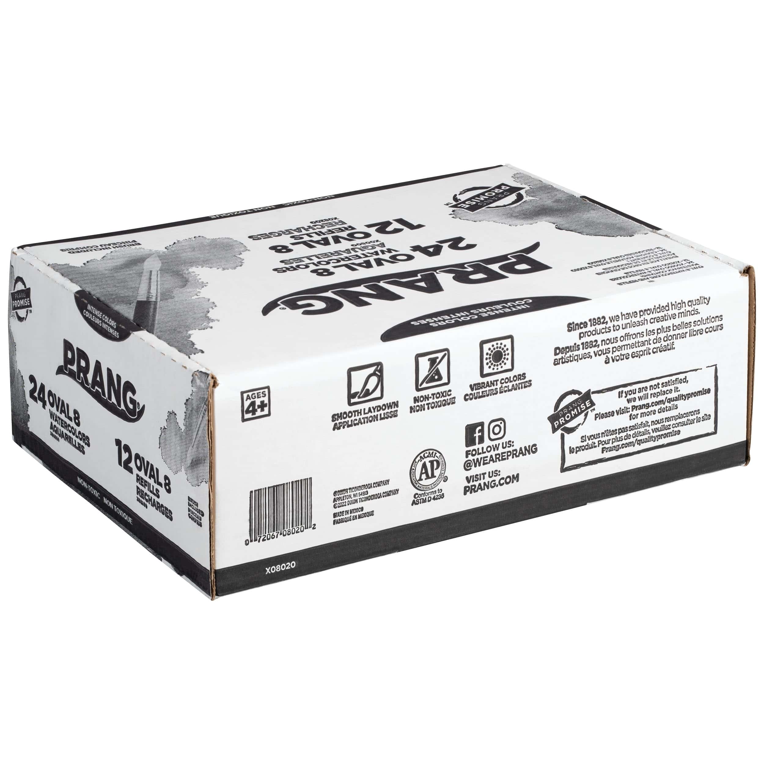 Conjunto Maestro de Acuarelas Prang Oval Pan, 8 Colores - Imagen 4