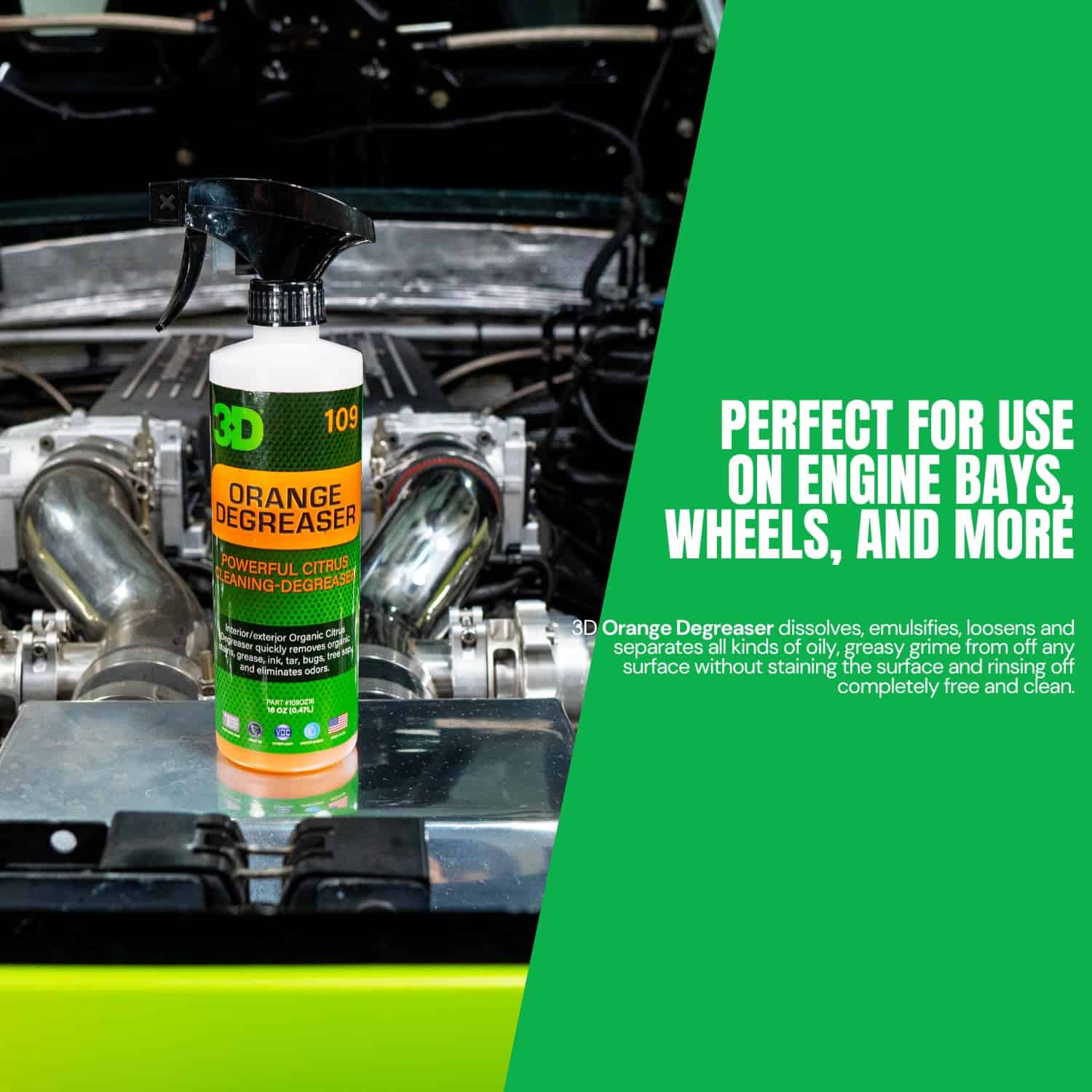 Limpiador desengrasante de naranja - 1 galón por 3D Auto - Imagen 7