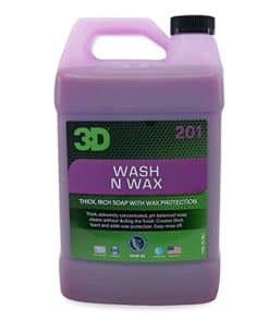 Jabón para lavado de autos 3D Wash N Wax - Equilibrado pH,