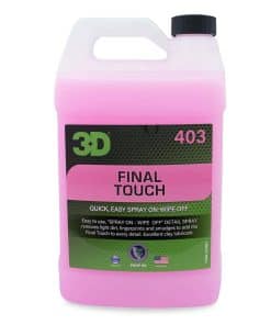 3D Final Touch Quick Detail Spray - Pulverizador rápido