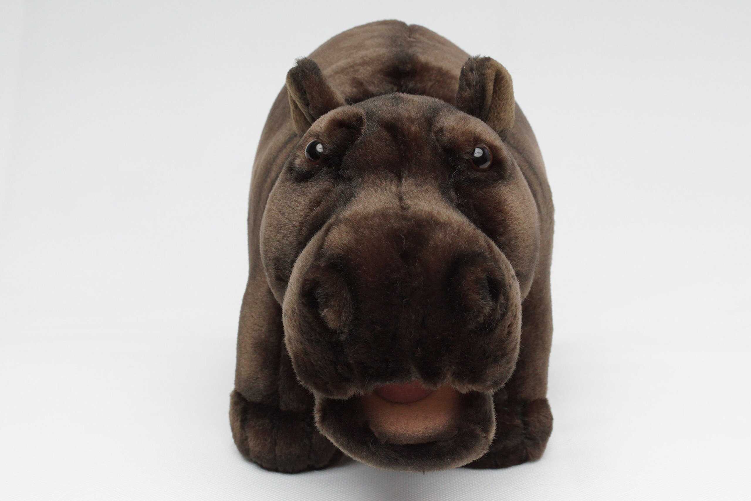 Hansa Peluche - Hipopótamo Feliz de 18" - Imagen 5