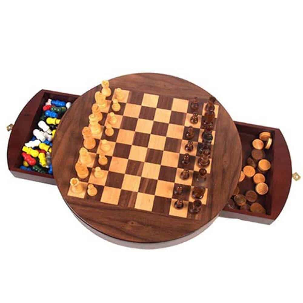 Colección de Juegos Clásicos Hansen - Juego de Mesa Redondo