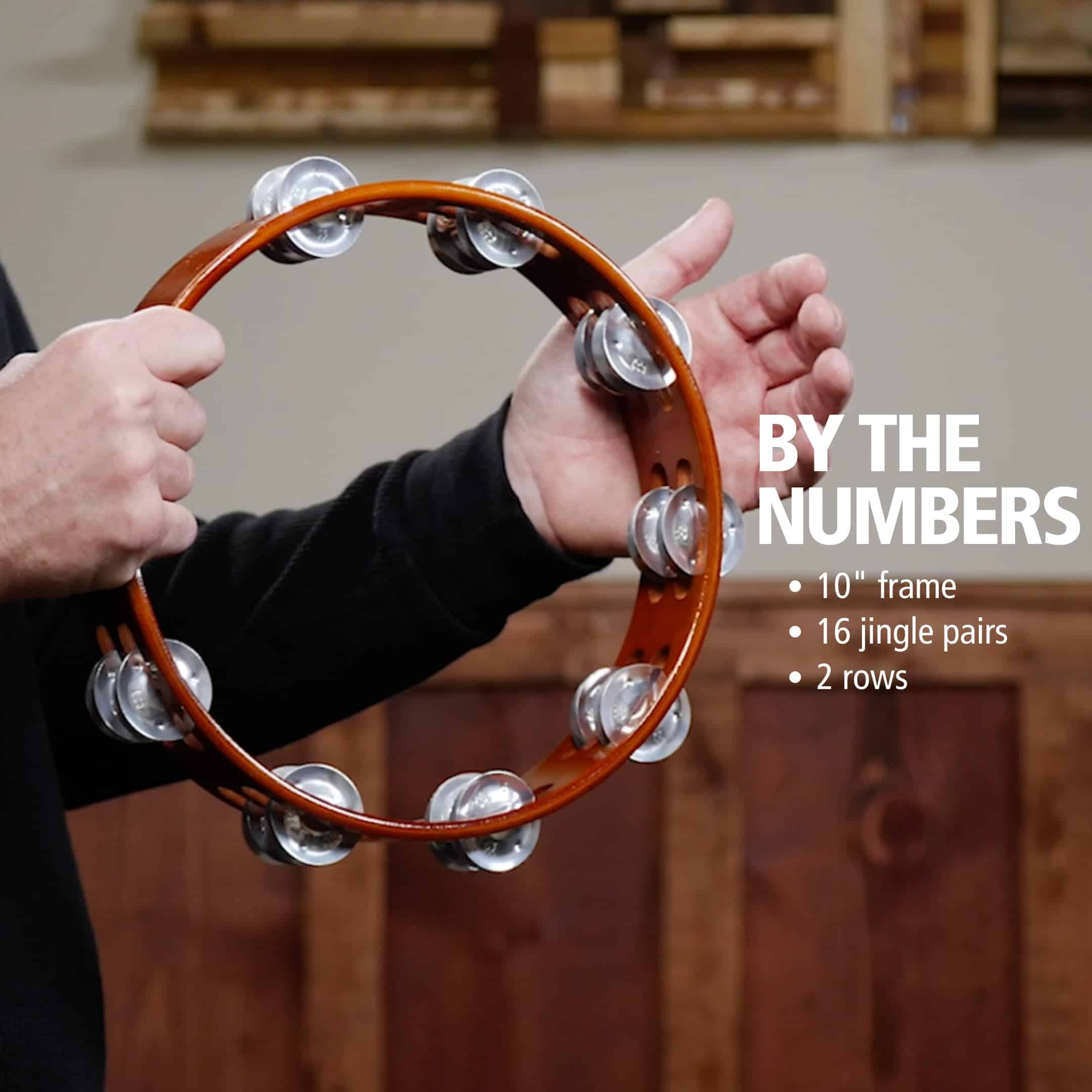 Meinl Percussion Tambor de Madera Tradicional con - Imagen 4