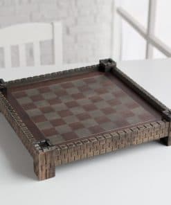 Tablero de ajedrez Fortaleza de 17.25" con cuadrícula de