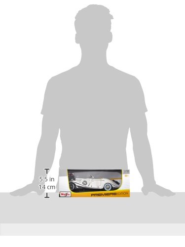 Vehículo de fundición a escala 1:18 Maisto 1936 M-B 500 K - Imagen 11